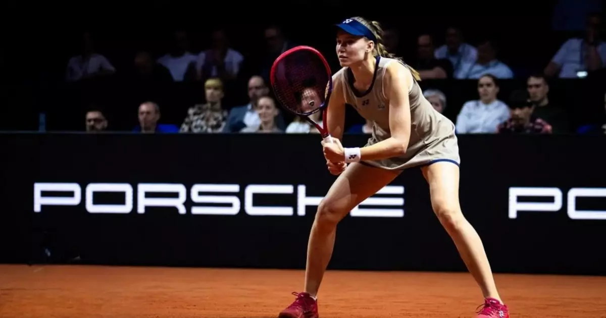   Елена Рыбакина – Штутгарттағы WTA 500 турнирінің финалында   