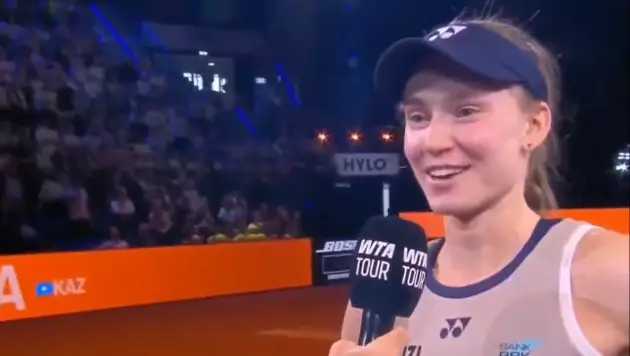 "Что это такое?". Рыбакина удивилась вопросу после выхода в финал