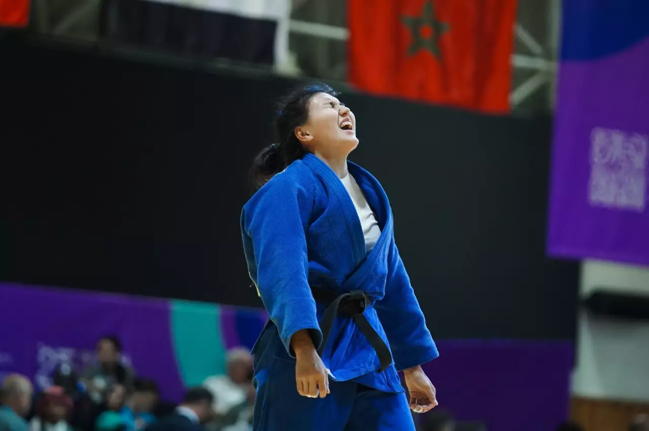 Дзюдошы Аруна Жангельдина Қытайдағы Азия чемпионатында қола медальға ие болды