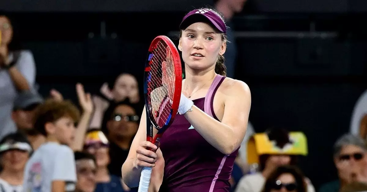  Штутгарт WTA 500: Елена Рыбакина финалға сенімді түрде жолдама алды 
