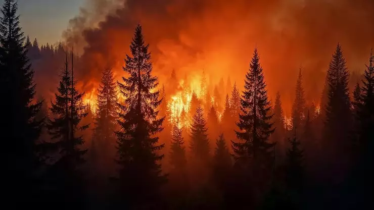 Солтүстік Қазақстанда 7,7 гектар орман шаруашылығы аумағы өртенді