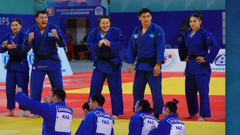 Қазақстан дзюдодан Азия чемпионатында күміс жүлде жеңіп алды