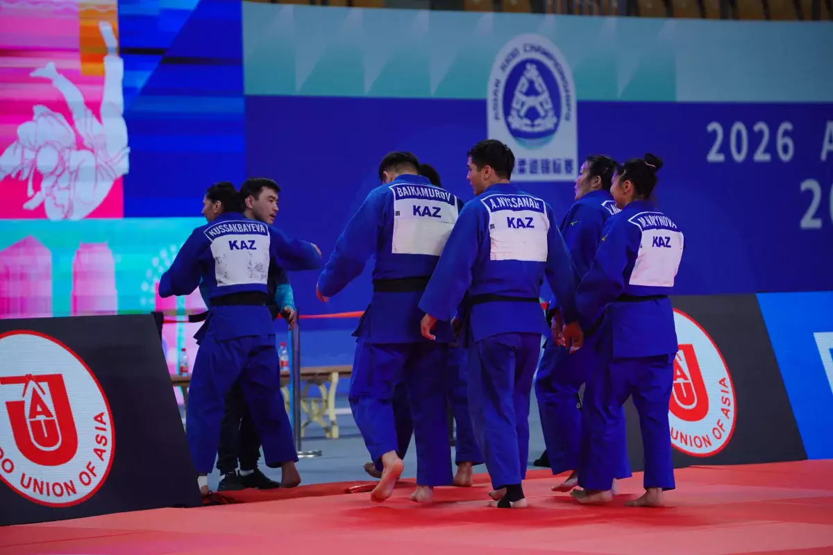 Қазақстан құрамасы дзюдодан Азия чемпионатында күміс жүлдегер атанды