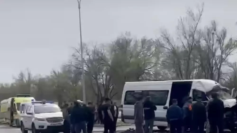 Жуткое ДТП произошло на трассе Алматы — Усть-Каменогорск