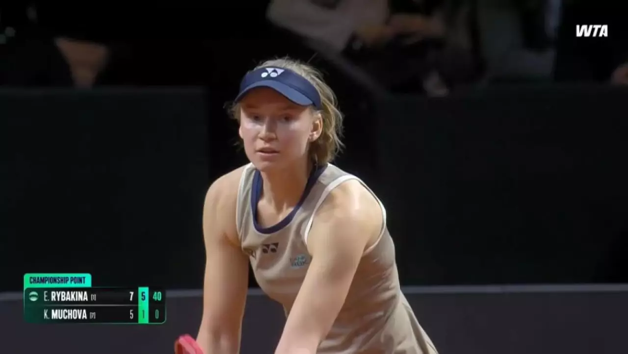 Е. Рыбакина WTA-500 турнирінде жеңіске жетті