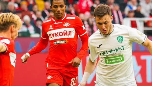 Самородов забил, но "Спартак" не оставил шансов "Ахмату"