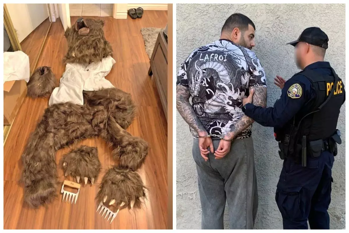 АҚШ-та аю болып киінген бір топ ер адам сақтандыру ақысын алу үшін премиум санаттағы үш көлікті әдейі бүлдірген