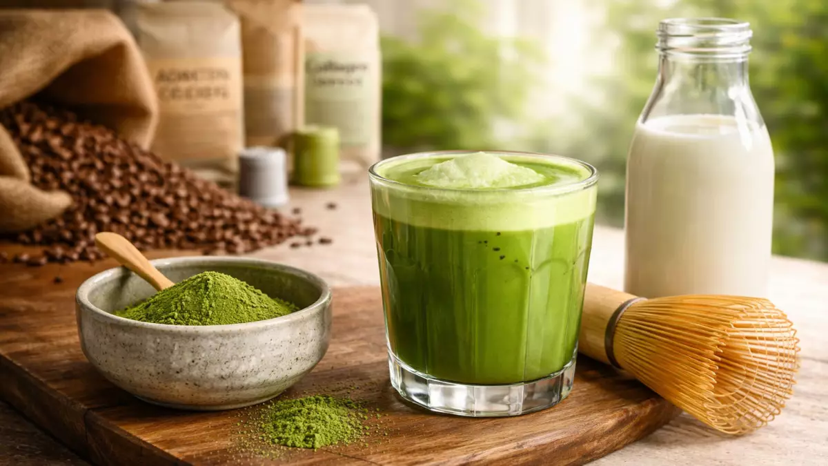 Почему матча вытесняет кофе в меню модных кафе