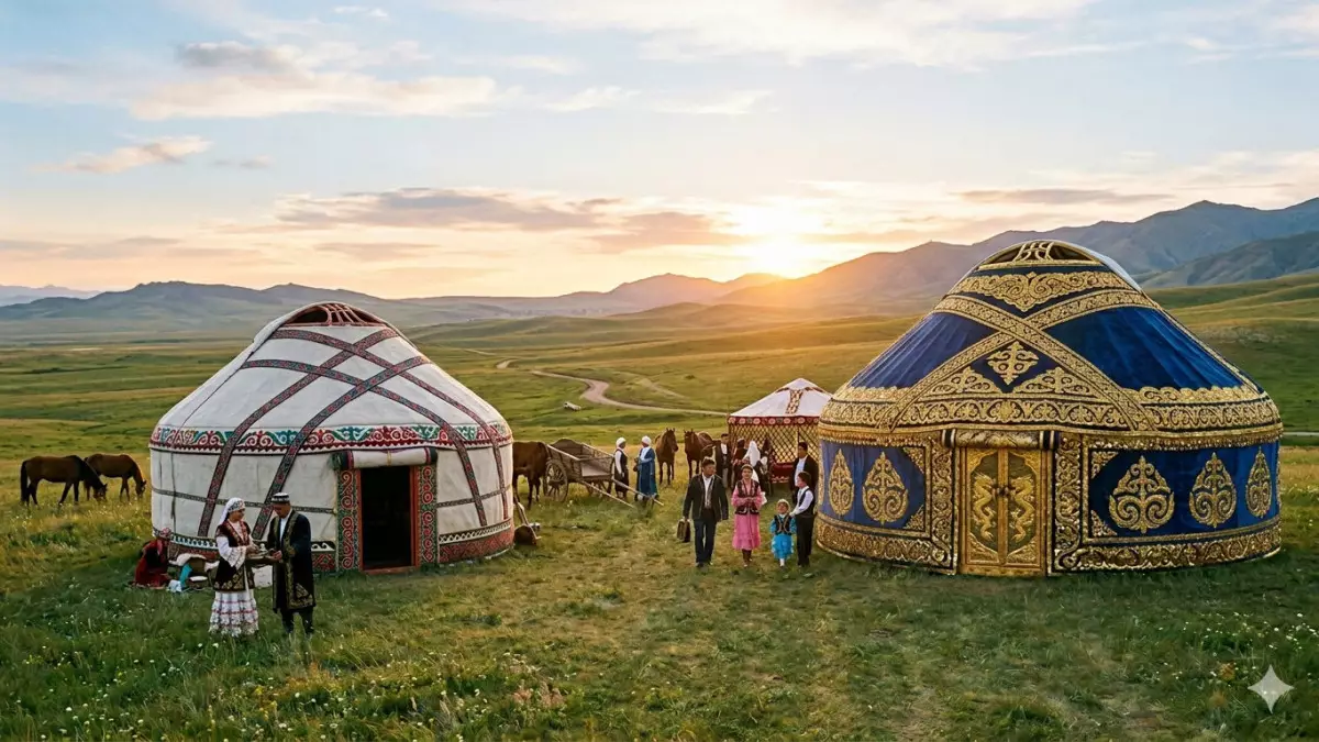 Юрты тюркских народов: чем они отличаются друг от друга