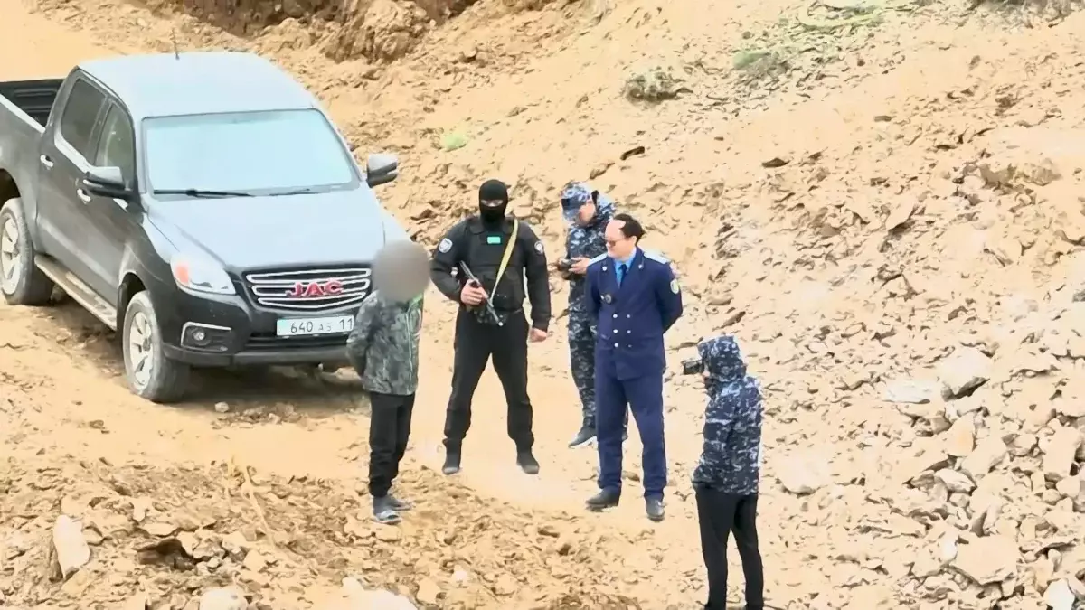 Кентауда заңсыз кен өндіргендер анықталды