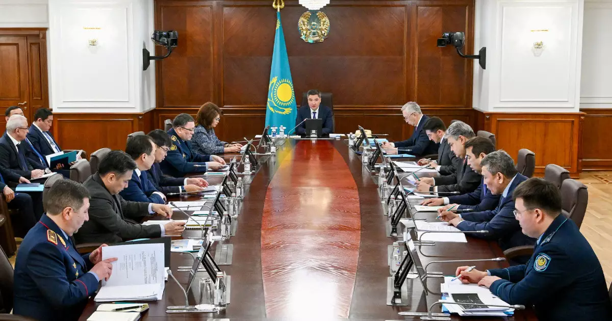  Үкіметте «Заң мен Тәртіп» қағидатын іске асыру мәселелері қаралды 