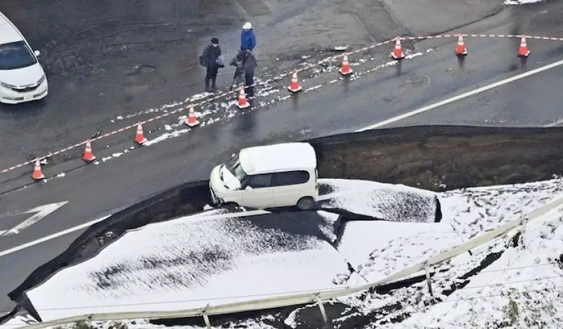 Больше 150 тыс. человек эвакуируют в Японии после сильного землетрясения