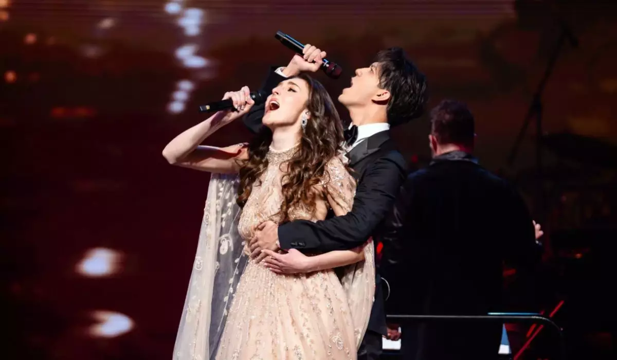 Димаш Құдайберген мен Виктория Булееваның арасындағы жалын көпті тәнті етті