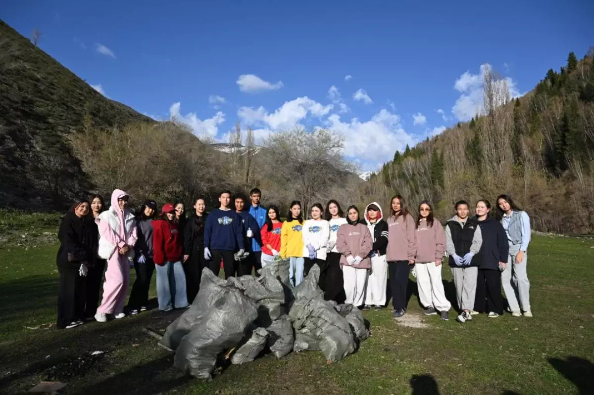 Экологическая акция «Eco Spring Action» в рамках программы «Таза Қазақстан» прошла в Жетісу