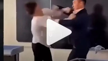 Мұғалім мен оқушының арасындағы төбелес жаға ұстатты