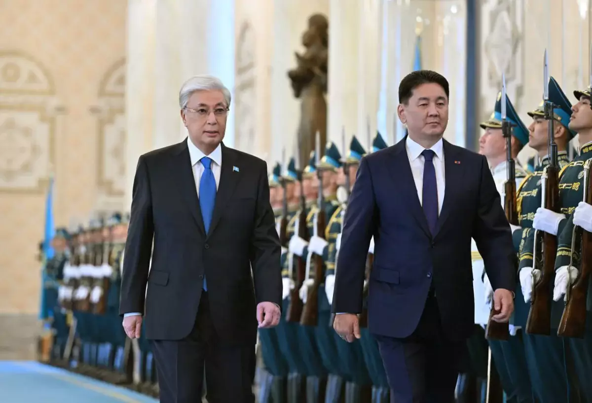 Ақордада Моңғолия Президентін салтанатты қарсы алу рәсімі өтті