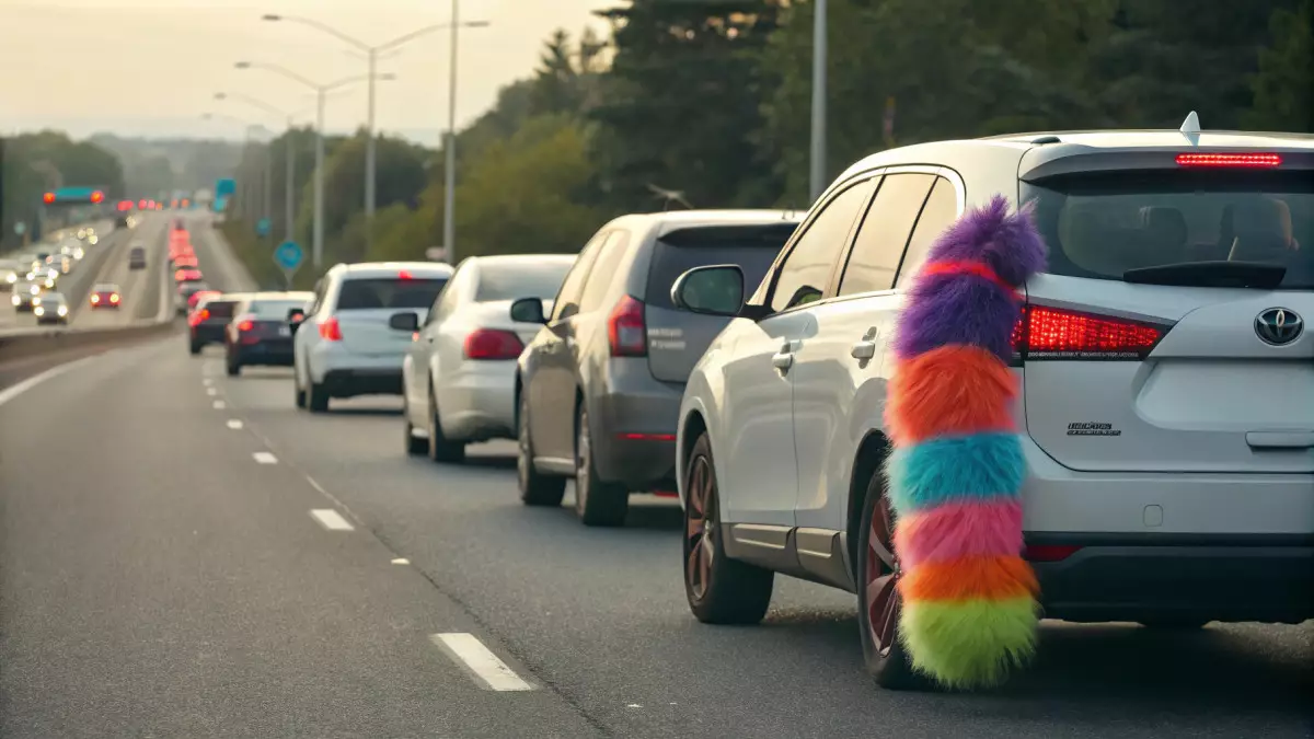 Машины с виляющими хвостами: милый тренд из Китая захватил авто и мопеды