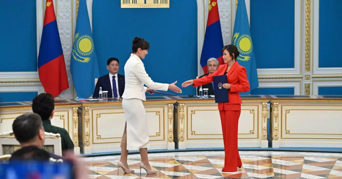  Қазақстан мен Моңғолия ынтымақтастықты одан әрі дамыту туралы меморандумға қол қойды 