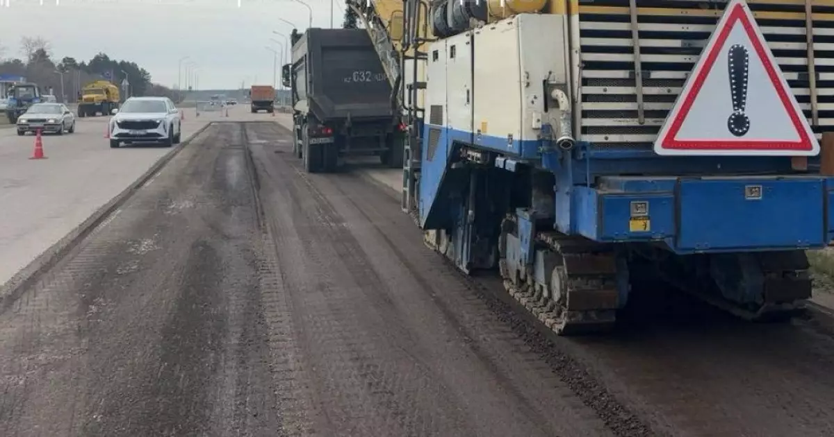  Астана – Петропавл тасжолында орташа жөндеу жұмыстары басталды 