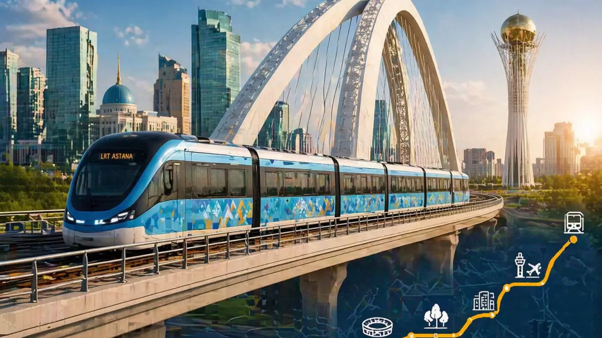 Астанадағы LRT-ның қолданысқа қашан берілетіні анықталды