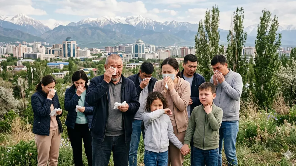 “Жай ғана маусымдық мәселе емес“. Алматыда балалар мен ересектер арасында аллергия артып барады