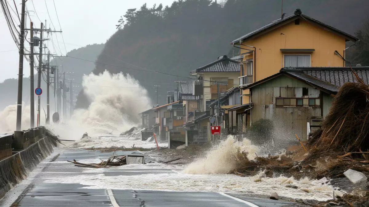В Японии после землетрясения объявили предупреждение о риске нового удара