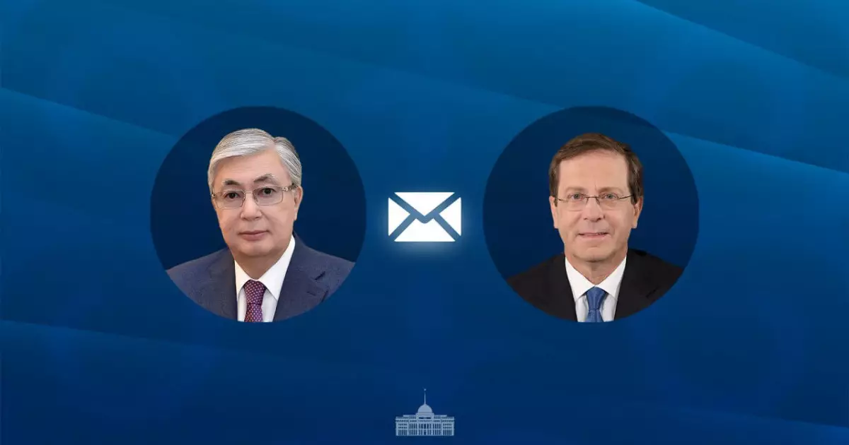  Мемлекет басшысы Израиль президентін құттықтады 