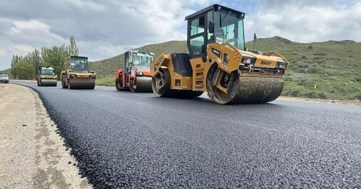  Тараз – Шымкент автожолында күрделі жөндеу жұмыстары жүргізіліп жатыр 