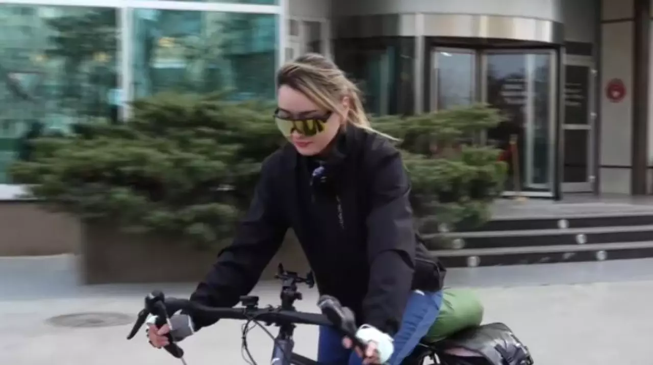 Велопутешественница из Актау проедет через весь Казахстан