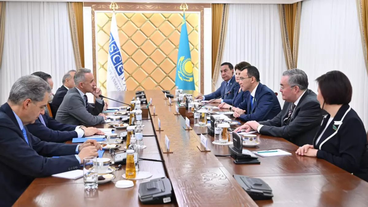 Ашимбаев призвал поддержать водную инициативу Казахстана на уровне ОБСЕ