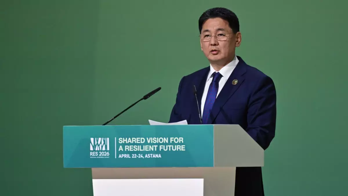 Моңғолия президенті Астанадағы саммитте мәлімдеме жасады