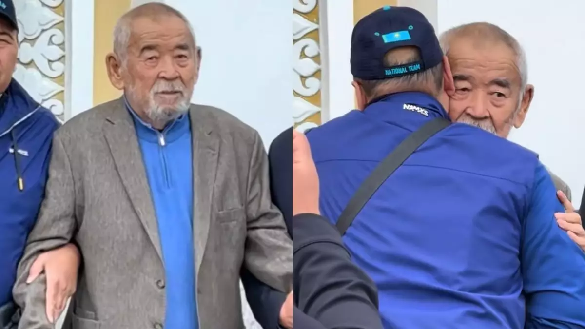 "Жалғыз қалдым деп тұрғандай": Жүрсін Ерман Мұхтар Шахановпен қоштасуға келді (ВИДЕО) 