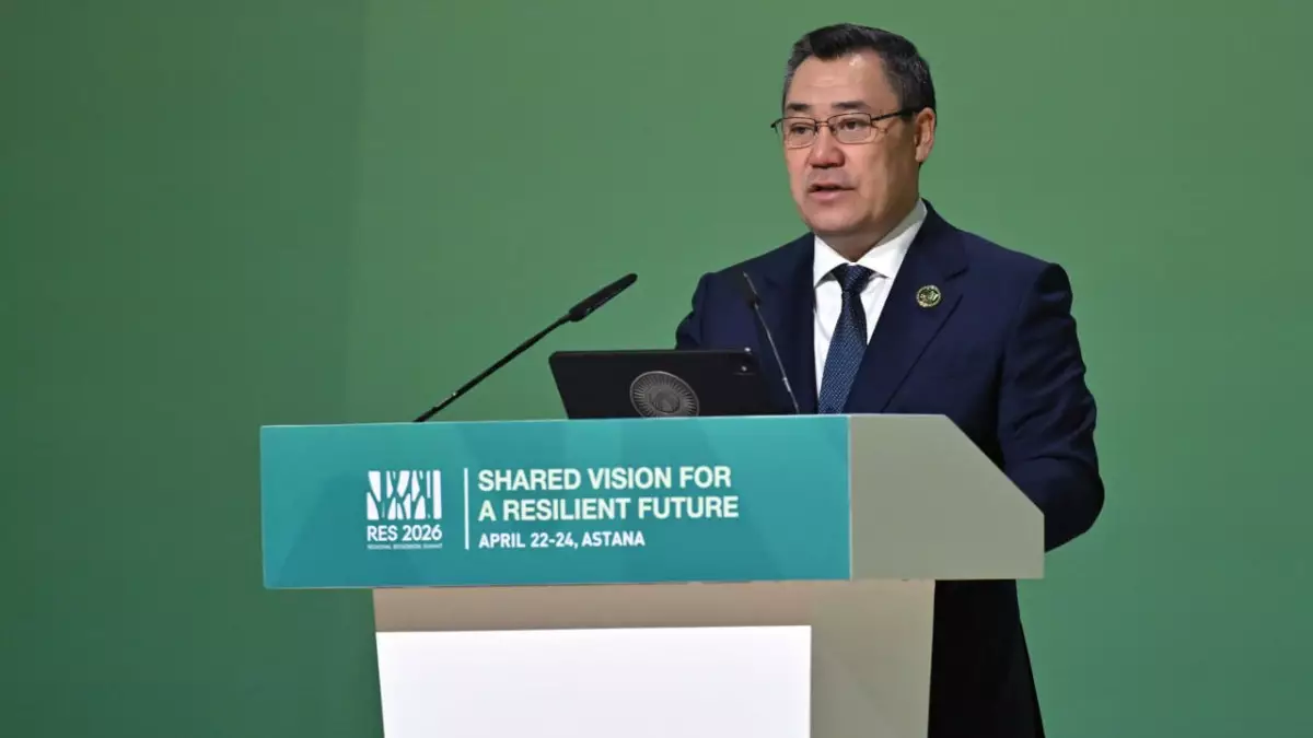 Жапаров Орталық Азияда су ресурстарын бөлудің жаңа механизмін ұсынды