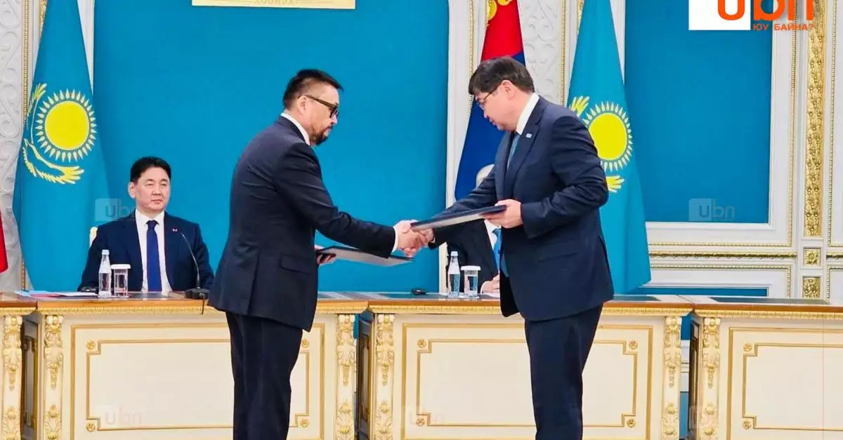 Монгол и Казахстан договорились о взаимопонимании между министерствами финансов.
