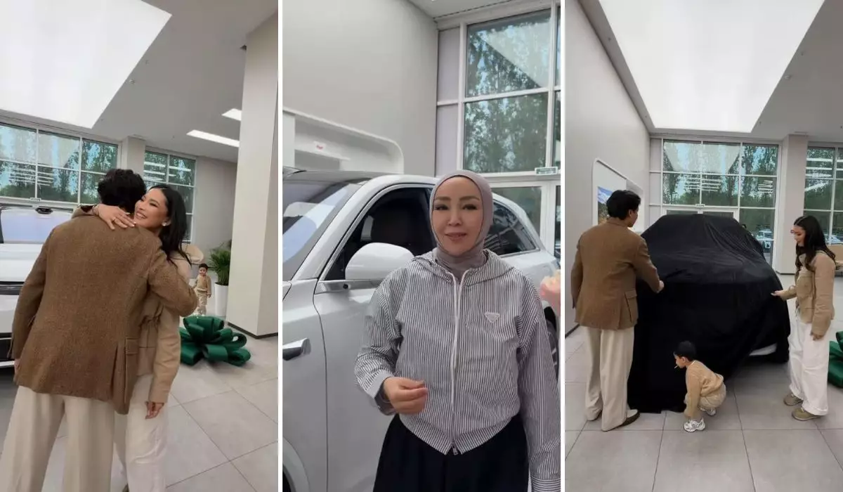 "Осындай ене бұйырсын": Айнұр Тұрсынбаева келінінің туған күніне темір тұлпар сыйлады