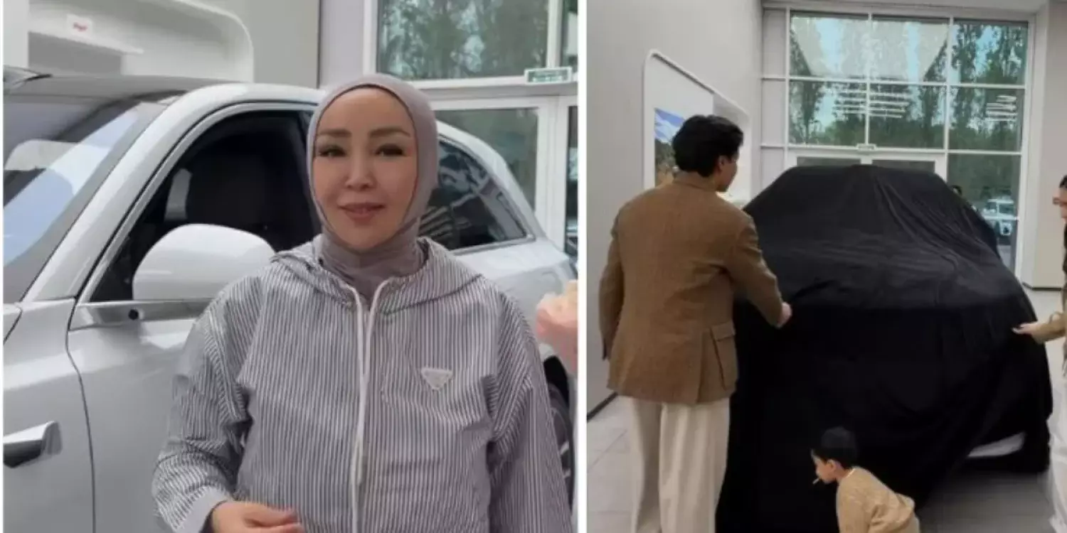 "Осындай ене бұйырсын": Айнұр Тұрсынбаева келінінің туған күніне темір тұлпар сыйлады