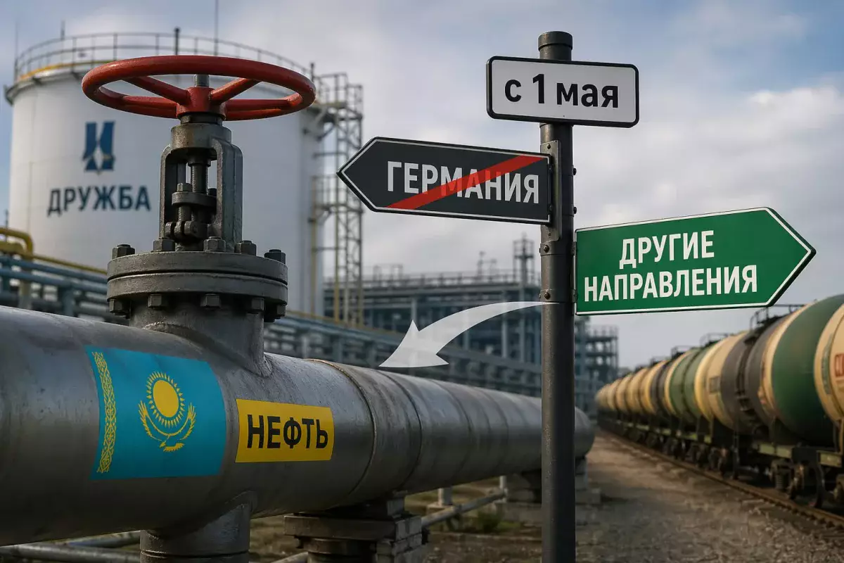 Россия отреагировала на поставку казахстанской нефти в Германию в обход «Дружбы»