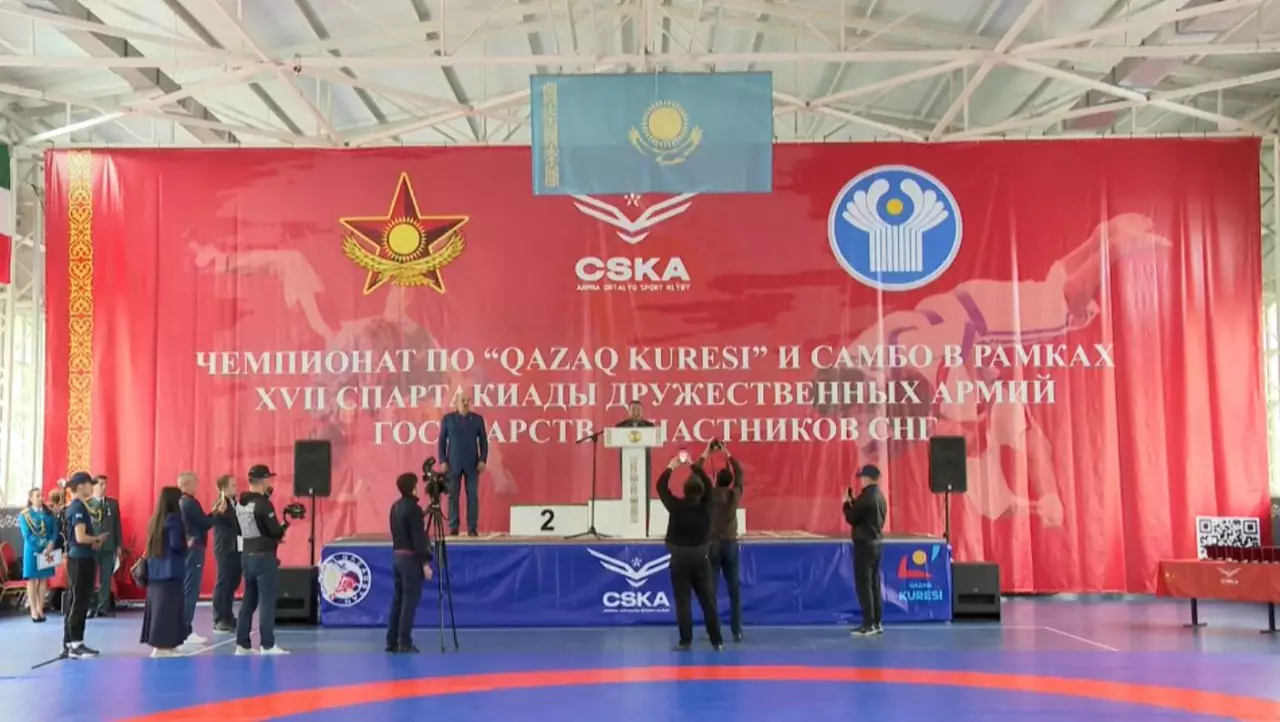 Алматыда ТМД елдерінің әскерилері арасында самбо және қазақ күресінен чемпионат өтіп жатыр