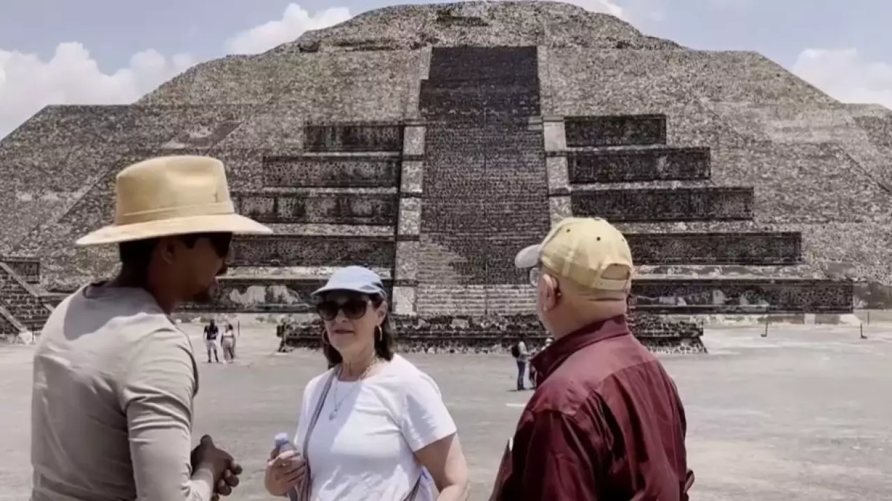 Пирамиды Теотиуакана вновь открыли в Мексике