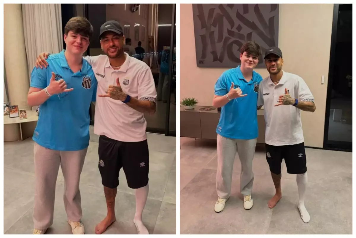 Футбол жұлдызы Неймар қазақстандық киберспортшымен кездесті