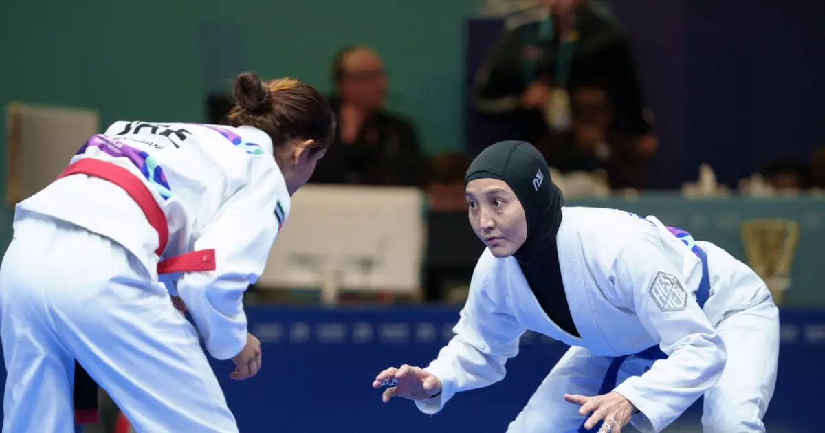  Ажар Салықова джиу-джитсудан Азия ойындарының қола жүлдесі үшін күреседі 