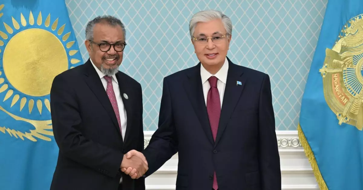  Президент Дүниежүзілік денсаулық сақтау ұйымының бас директорымен кездесті 