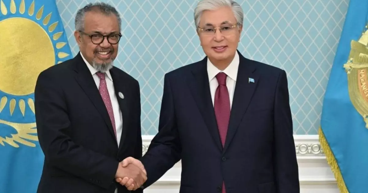  Президент Дүниежүзілік денсаулық сақтау ұйымы басшысымен маңызды мәселелерді талқылады 