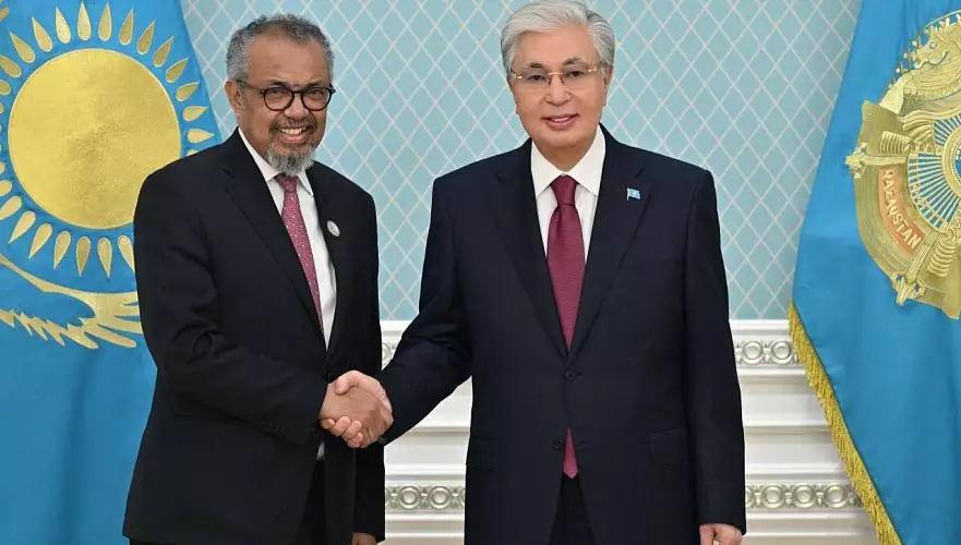 Токаев встретился с гендиректором ВОЗ