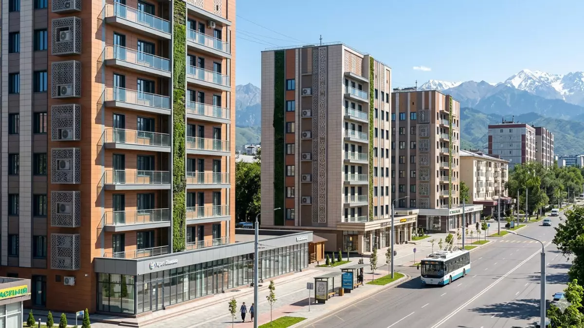 В Алматы в этом году обновят фасады более 170 жилых домов