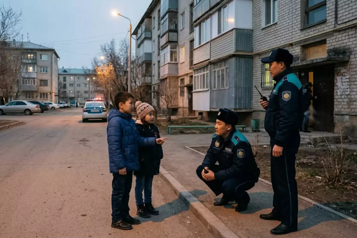 Дети спасли мать от гибели в Кульсары