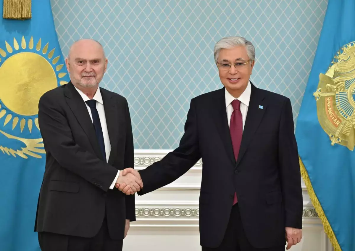 Президент Еуропадағы қауіпсіздік және ынтымақтастық ұйымының Бас хатшысы Феридун Синирлиоғлыны қабылдады