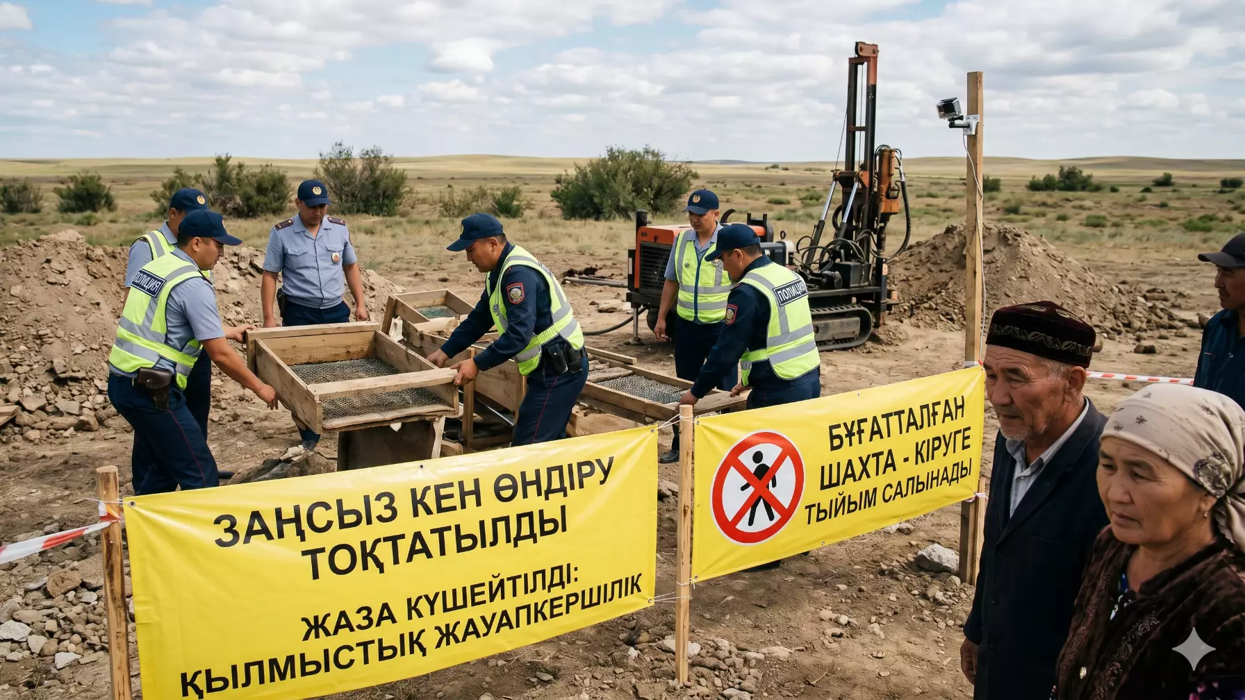 «Қара алтын іздеушілерге» қылмыстық жаза: МЧС заңсыз кен өндірушілерді темір торға тоғытпақ
