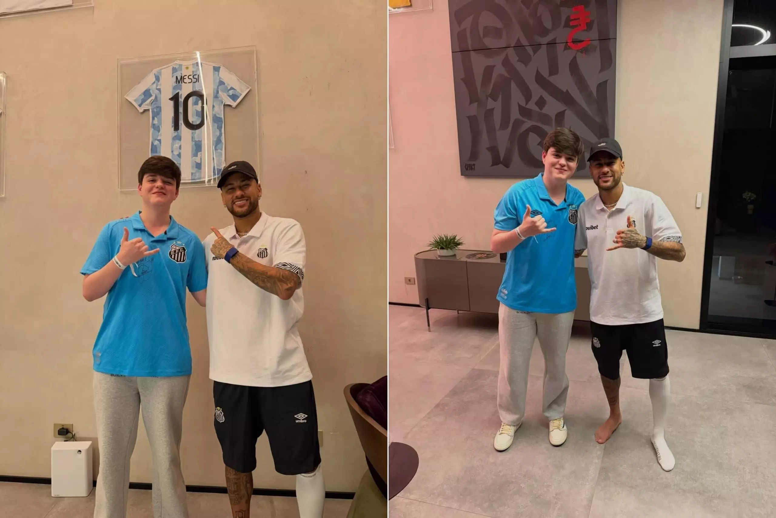 Қазақстандық киберспортшы әйгілі футболшы Неймармен жүздесті