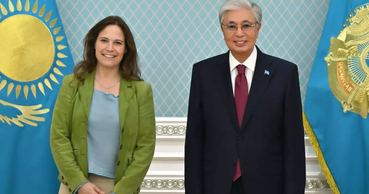  Президент Германия экономикасы Шығыс комитетінің басқарма төрағасы Катрина Клаас-Мюльхойзерді қабылдады 